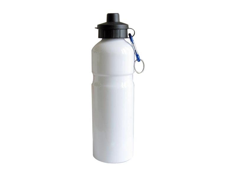 750ml Aluminum water bottles White