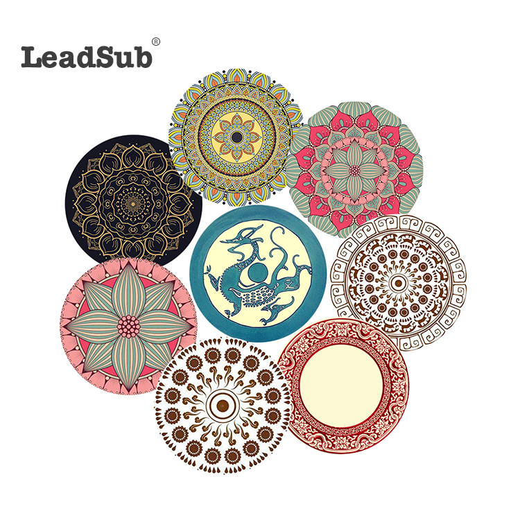 Mandala Design Ceramic Coaster