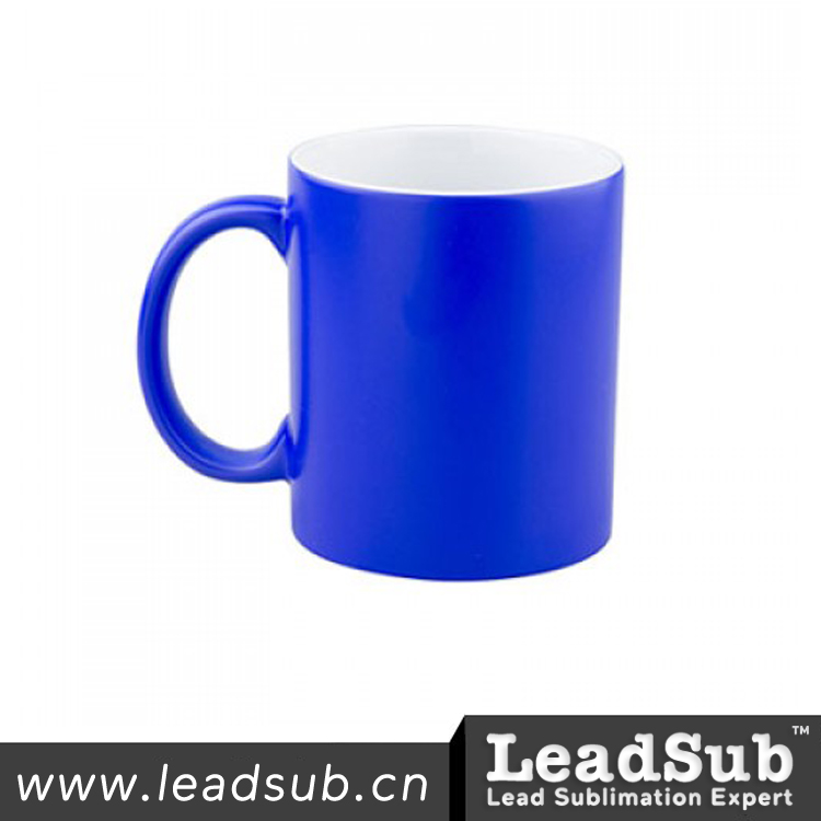 11oz matte color changing ceramic mug